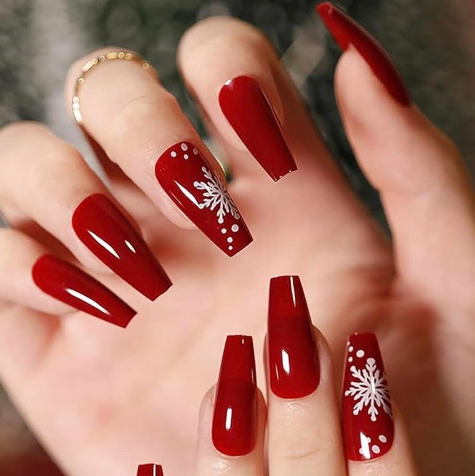 Beautiful manicure with professional gel polish finish